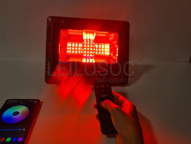 Foco Led e Painel Solar