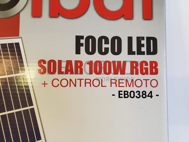 Foco Led e Painel Solar