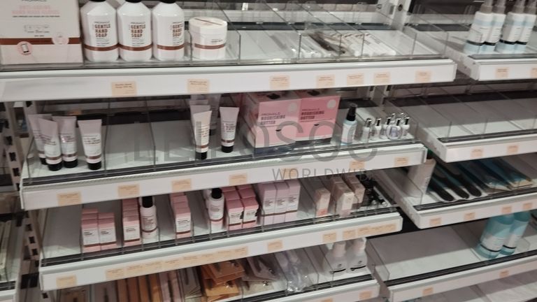 Stock produtos de estética e beleza