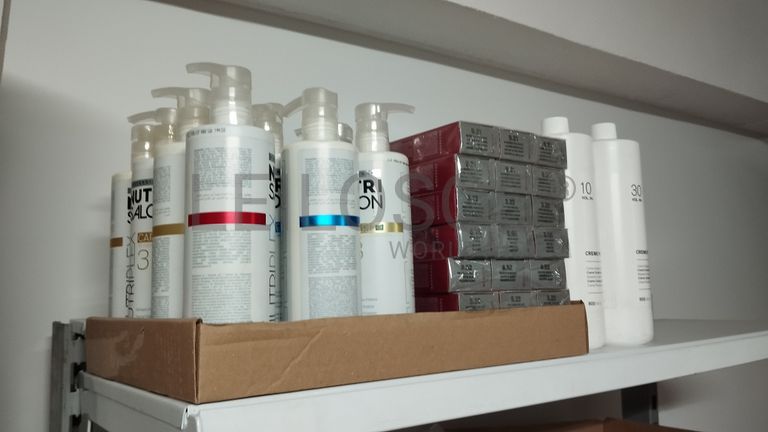 Stock produtos de estética e beleza