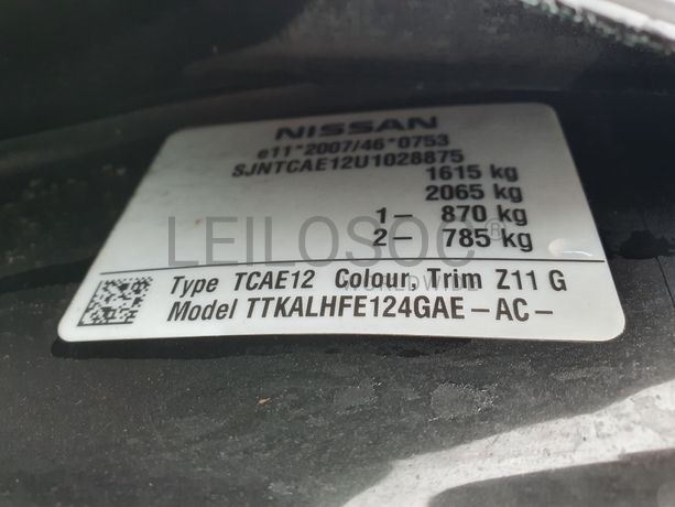 Nissan Note 1.5 DCI · Ano 2014