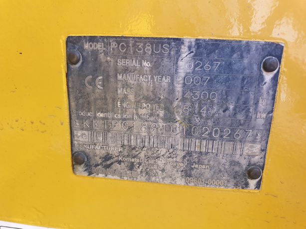 Giratória Komatsu PC138US-8