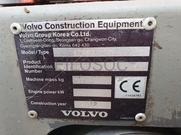 Giratória Volvo ECR88