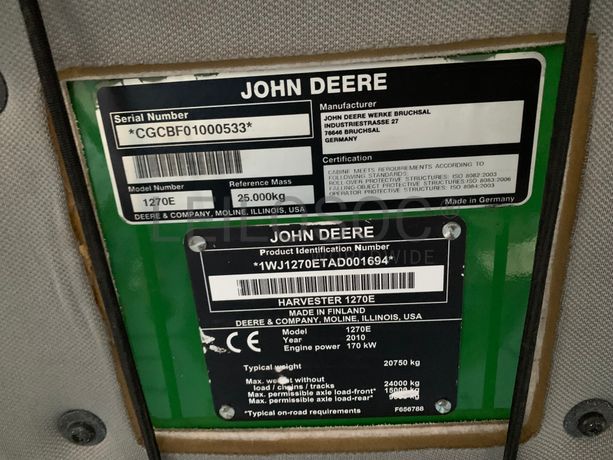 Destroçadora Florestal John Deere