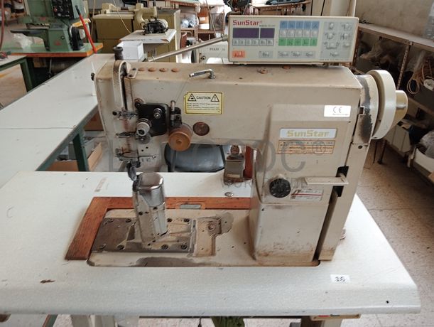 Máquinas de zig zag · Máquinas de coluna alta · Máquina de coluna