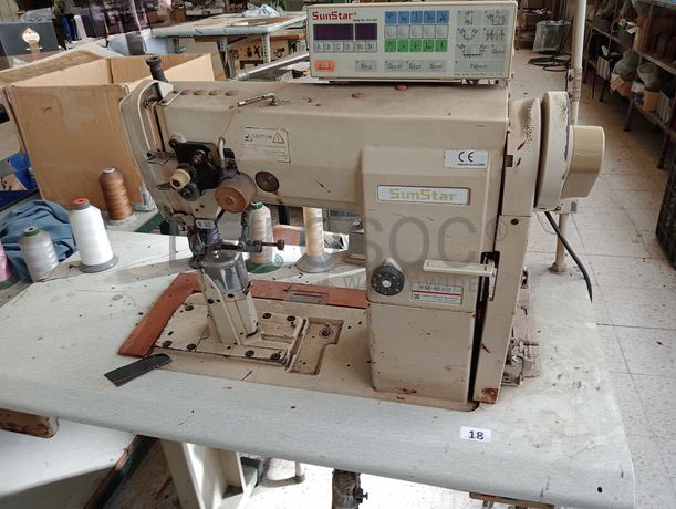 Máquinas de zig zag · Máquinas de coluna alta · Máquina de coluna