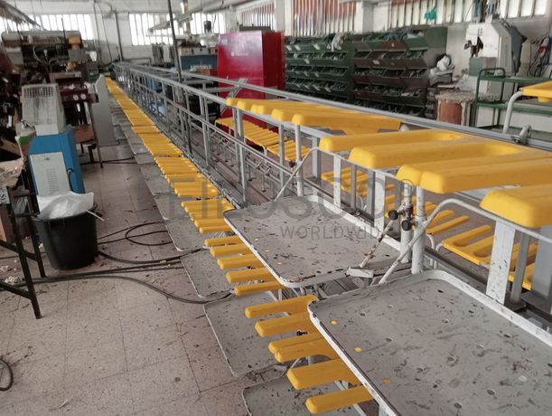 Transportador manual · Máquina de desenformar