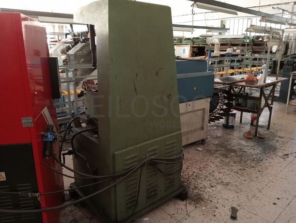 Prensa de colar solas · Reativador de solas · Lixadeira