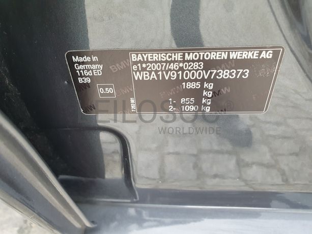 BMW 116D · Ano 2016