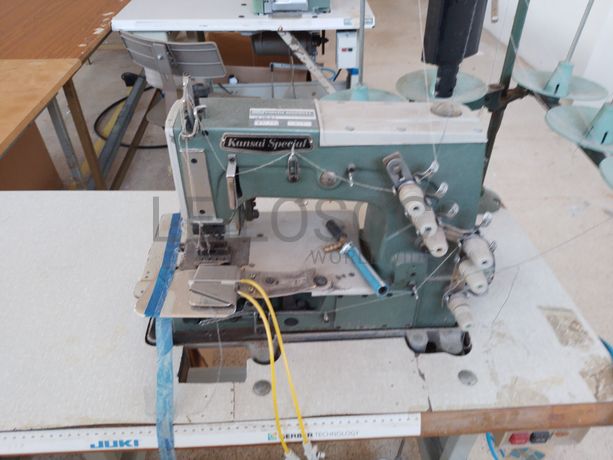 Máquinas de Costura · Matérias-Primas · Equipamento de Escritório