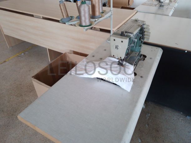 Máquinas de Costura · Matérias-Primas · Equipamento de Escritório