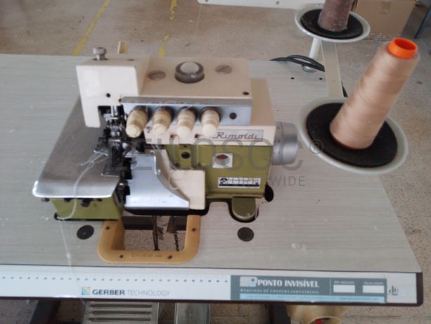 Máquinas de Costura · Matérias-Primas · Equipamento de Escritório
