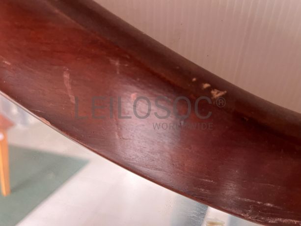 Espelho para cómoda com moldura de madeira