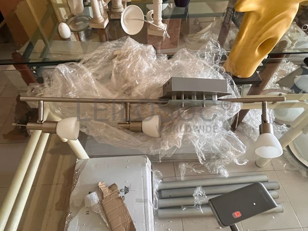 Candeeiros de teto metálicos