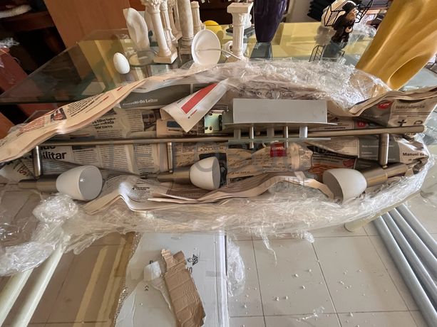 Candeeiros de teto metálicos