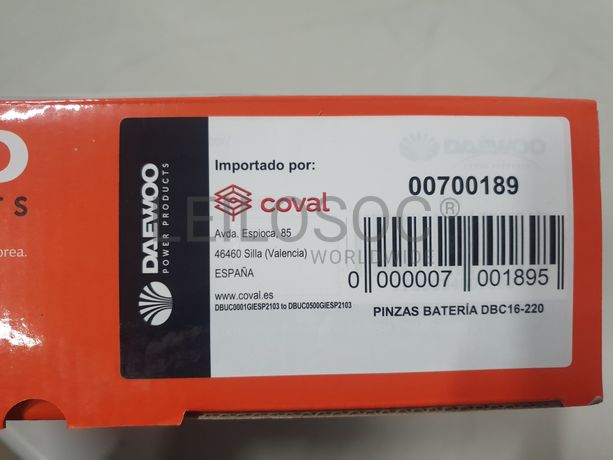 Cabos Bateria Daewoo