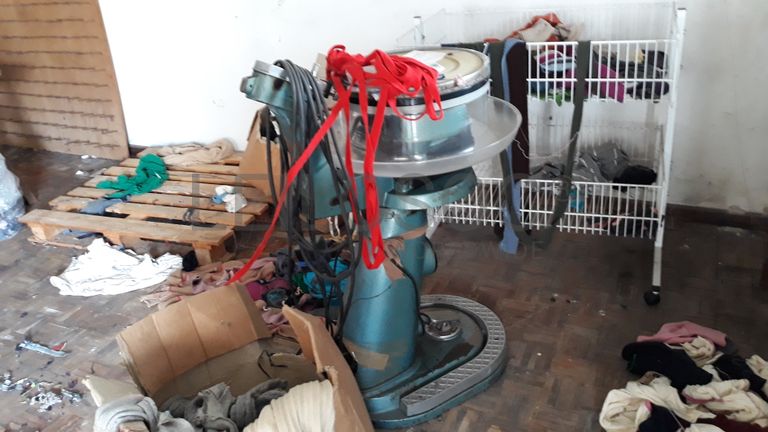 Totalidade · Equipamentos Indústria Têxtil