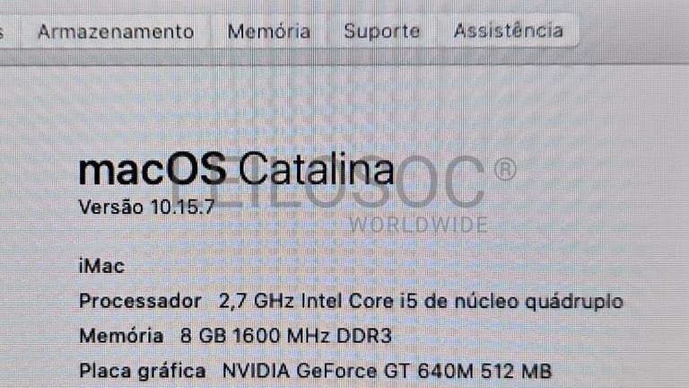 Computador All-in-One Apple iMac