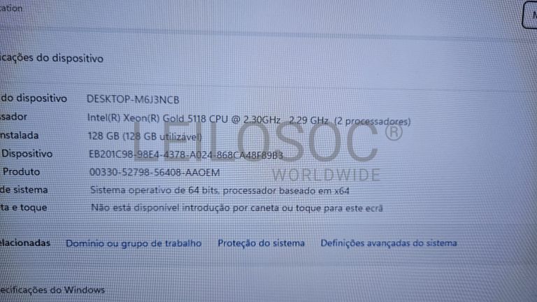 Computador Completo Torre Workstation HP Z8 G4 e Monitor Samsung LH32MEB
