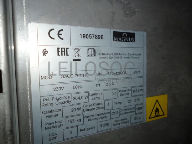 Arcas de congelação