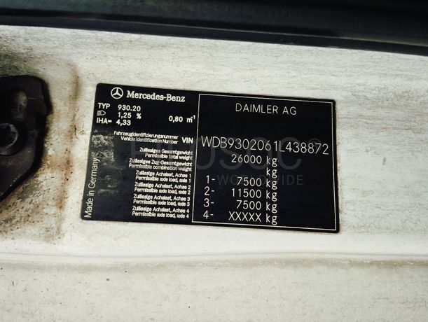 Mercedes-Benz Actros 2532 · Ano 2009