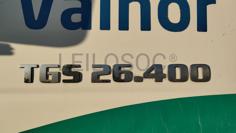 MAN TGS26.400 com Ampliroll · Ano 2009