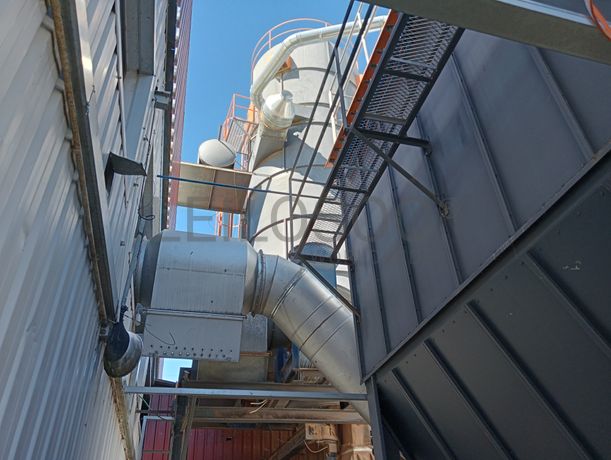 Aspiração/máquina de briquetes