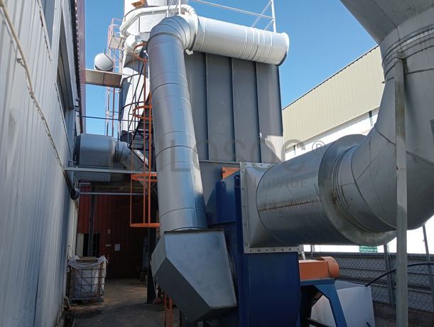 Aspiração/máquina de briquetes