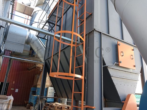 Aspiração/máquina de briquetes