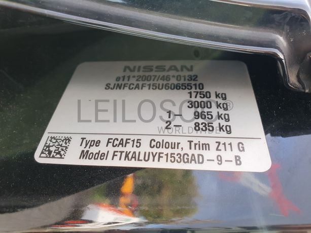 Nissan Juke 1.5 DCI Tekna · Ano 2011