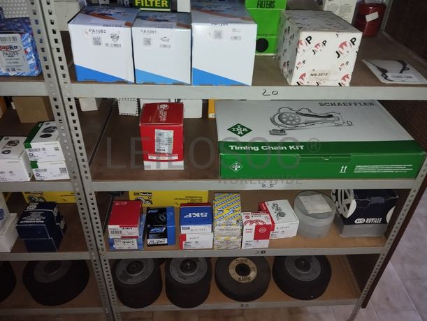 Stock Peças Automóvel · Equipamento de Escritório · Diversos
