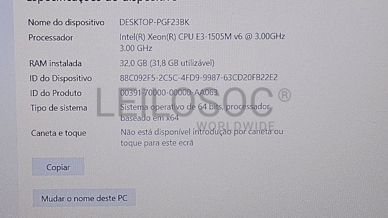 Portátil Fujitsu H770