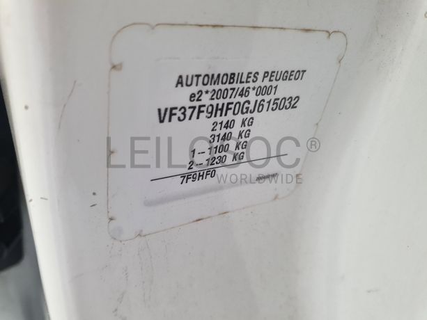 Peugeot Partner · Ano 2016