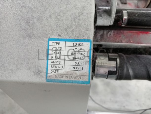 Máquina de cortar cloretes · Máquina de entretelar · Mesa de brunir