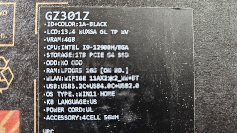 Portátil Asus ROG FLOW Z13 GZ301ZE / Tablet Gaming