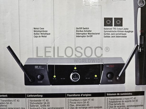 Microfones Sem Fio AKG