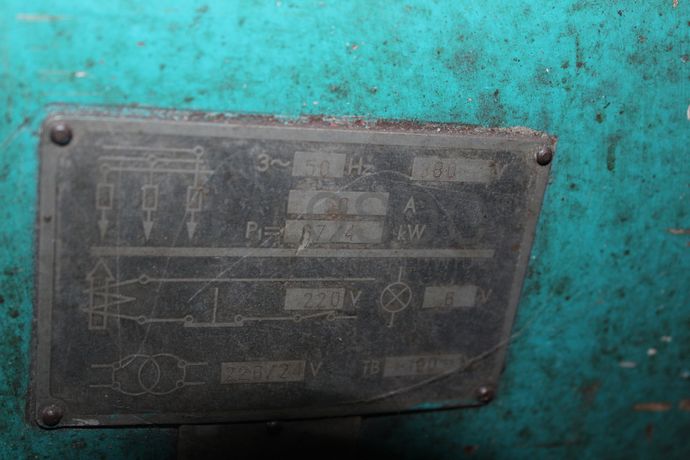 Retificadora · Engenho de Furar · Torno · Fresadora · Diversos