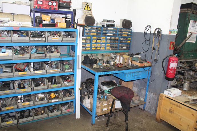 Retificadora · Engenho de Furar · Torno · Fresadora · Diversos