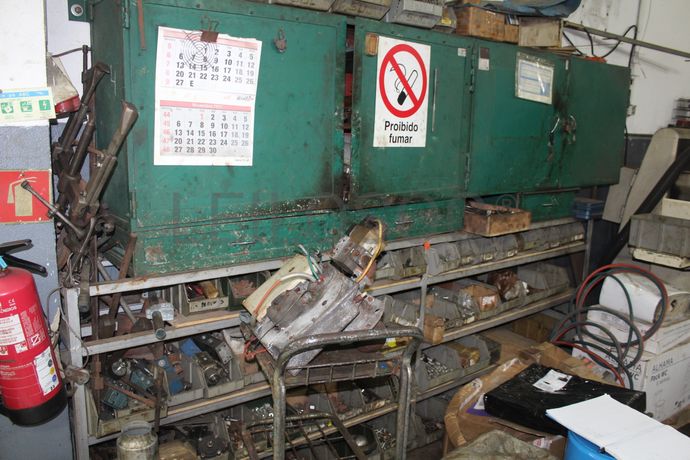 Retificadora · Engenho de Furar · Torno · Fresadora · Diversos