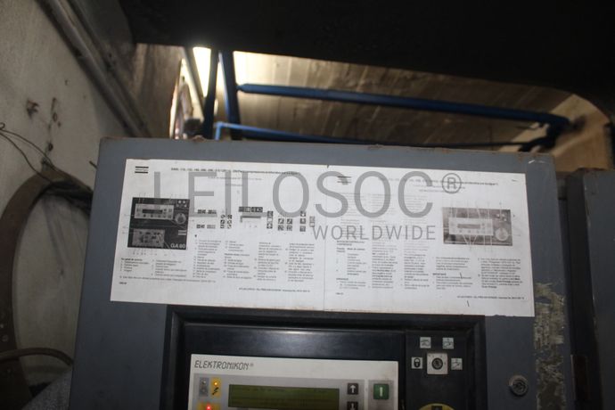 Central de ar comprimido · Reservatório de ar comprimido