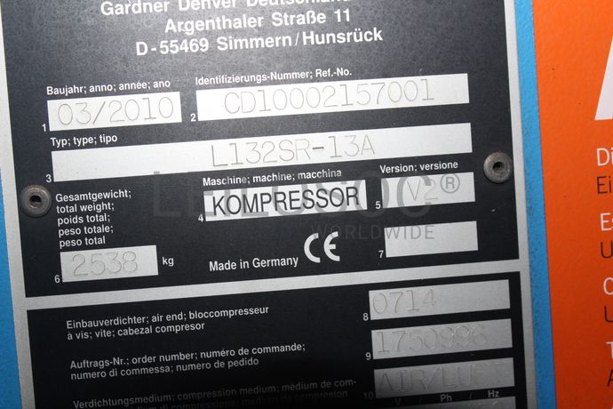 Central de ar comprimido