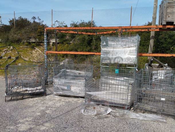 Linha de Desengorduramento · Pórticos com Guinchos · Serra de Disco · Depósito · Caixas Metálicas · Diversos