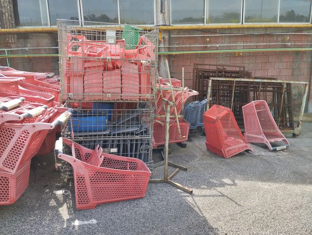 Linha de Desengorduramento · Pórticos com Guinchos · Serra de Disco · Depósito · Caixas Metálicas · Diversos