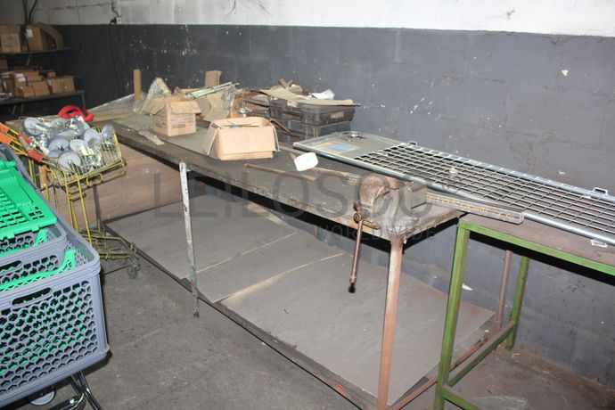 Linha de Desengorduramento · Pórticos com Guinchos · Serra de Disco · Depósito · Caixas Metálicas · Diversos