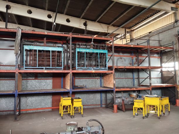 Linha de Desengorduramento · Pórticos com Guinchos · Serra de Disco · Depósito · Caixas Metálicas · Diversos