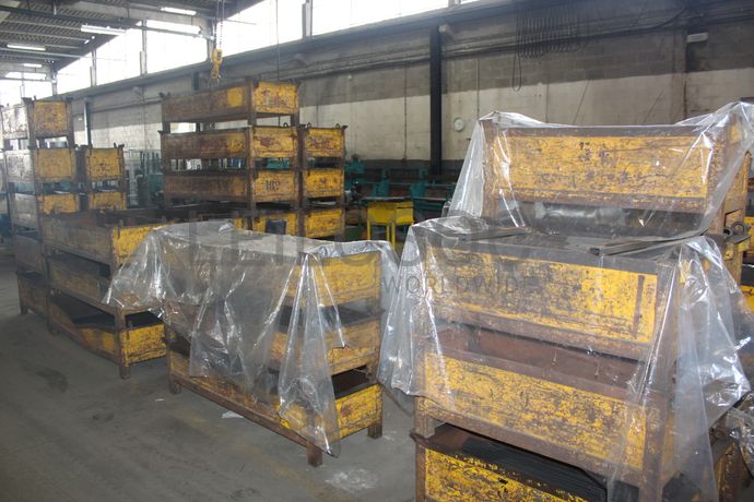 Linha de Desengorduramento · Pórticos com Guinchos · Serra de Disco · Depósito · Caixas Metálicas · Diversos