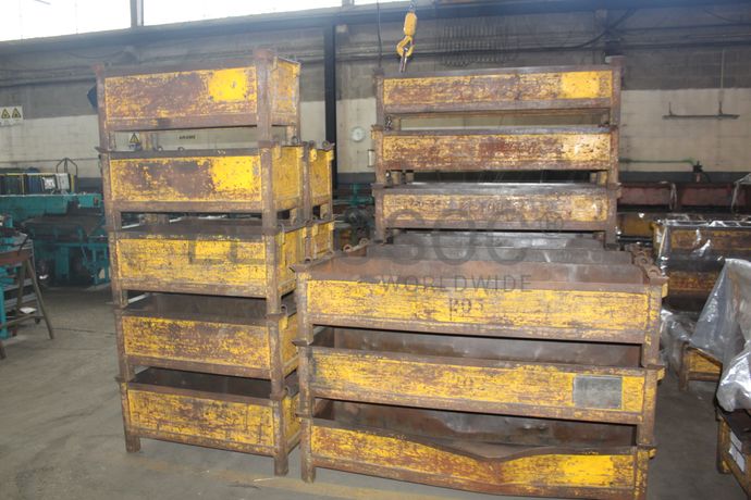 Linha de Desengorduramento · Pórticos com Guinchos · Serra de Disco · Depósito · Caixas Metálicas · Diversos