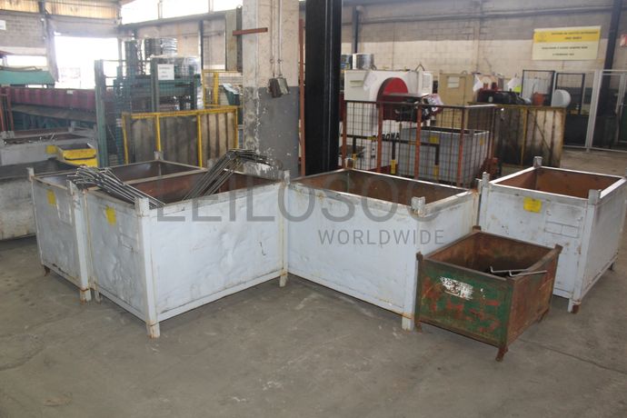 Linha de Desengorduramento · Pórticos com Guinchos · Serra de Disco · Depósito · Caixas Metálicas · Diversos