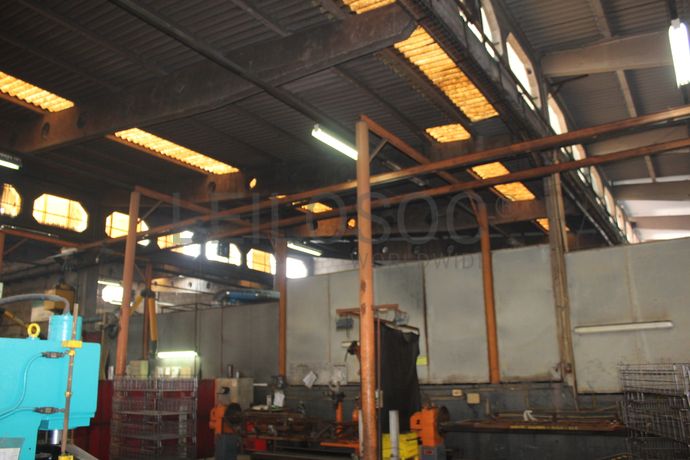 Linha de Desengorduramento · Pórticos com Guinchos · Serra de Disco · Depósito · Caixas Metálicas · Diversos