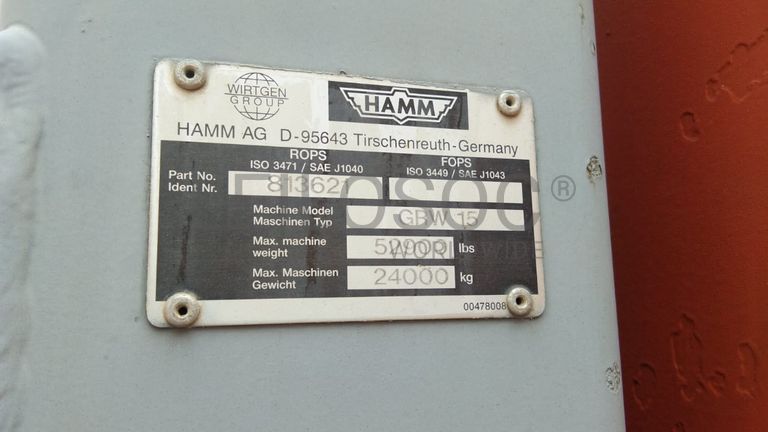 Compactadora HAMM JRW 15